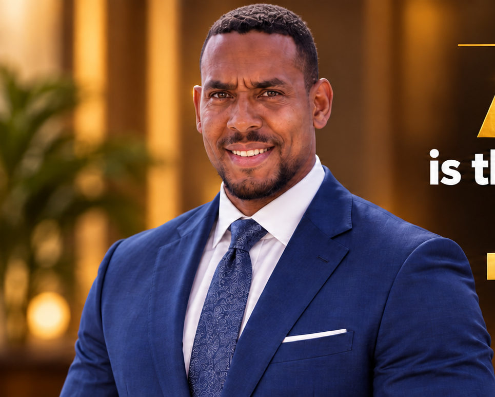 Coach Elijah Pierre in an executive portrait