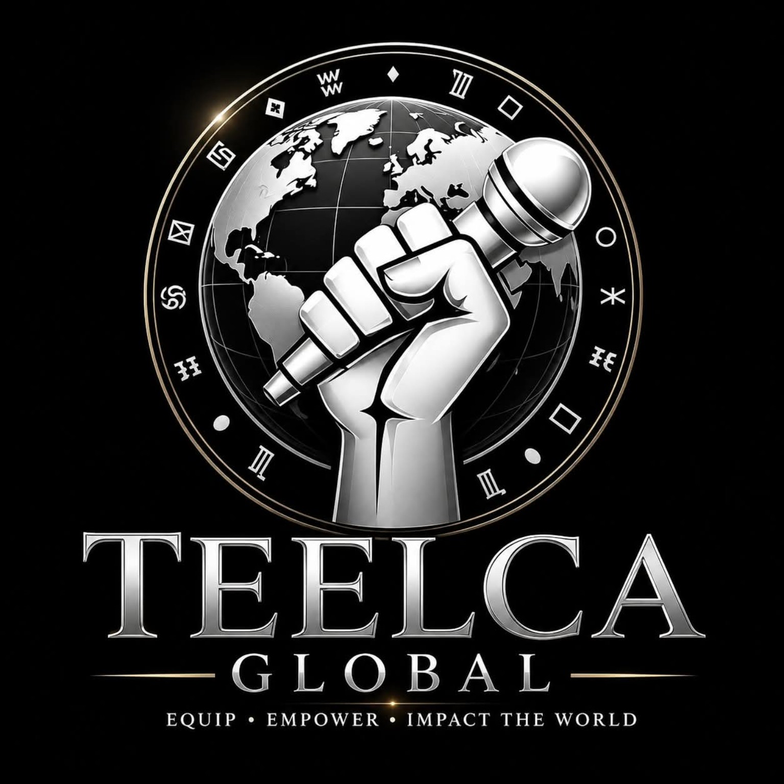 TEELCA Global emblem: Equip, Empower, Impact the World
